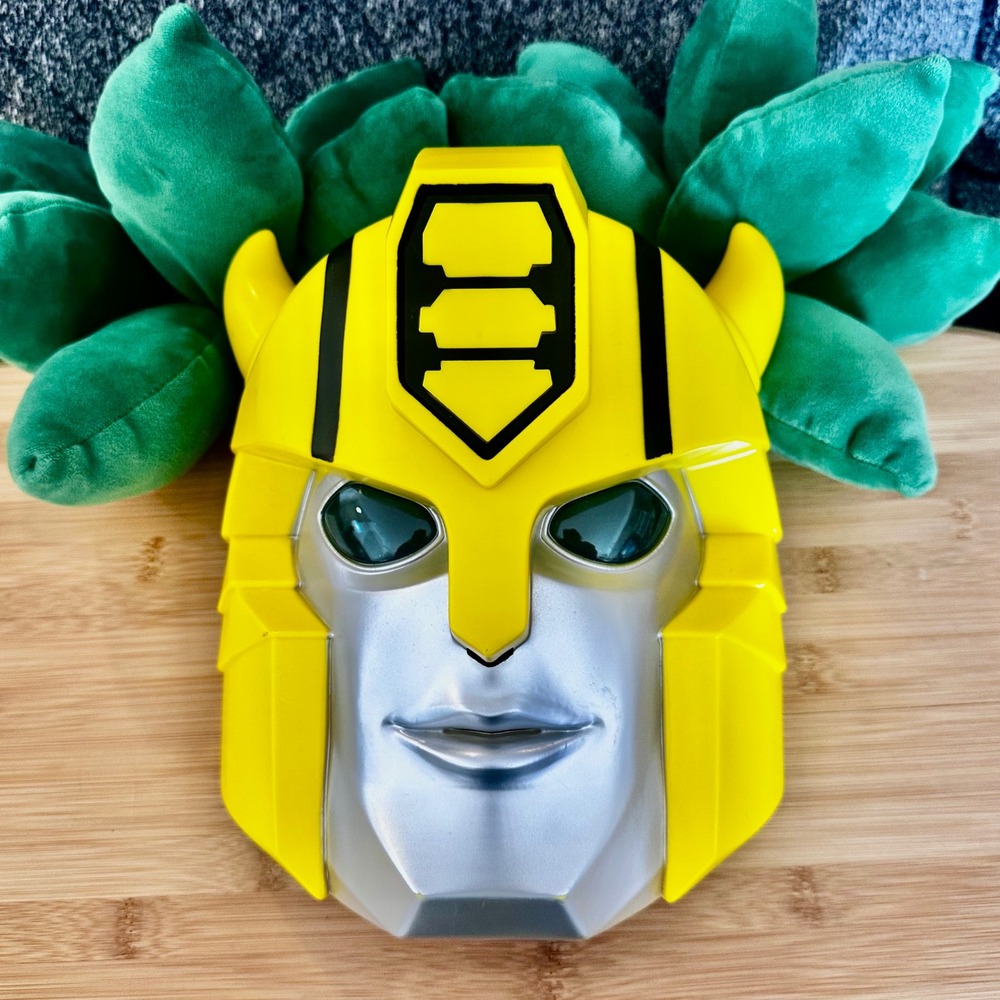 Transformers Bumblebee Costume Mask Yellow Silver Kids Autobot Superhero Toy